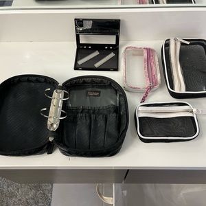 Trish McEvoy medium planner, 1 magnetic page, 3 pouches